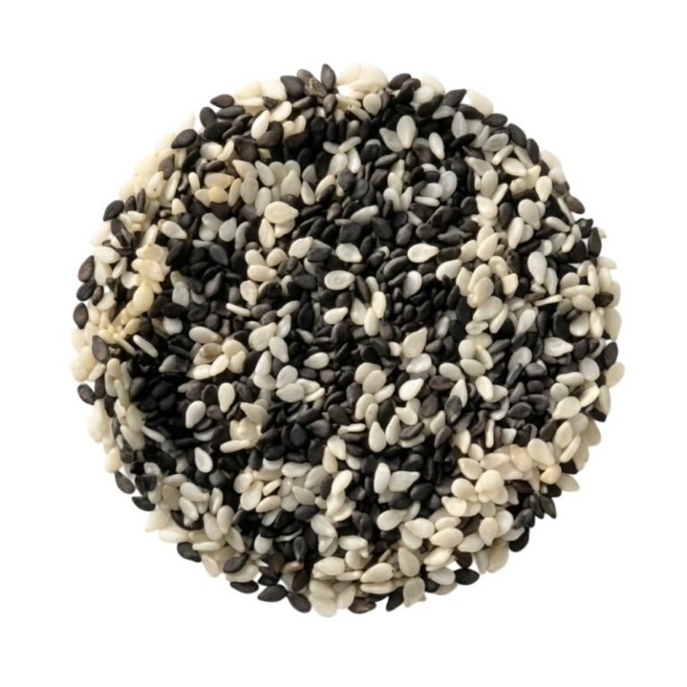 Ajonjoli blanco y negro
