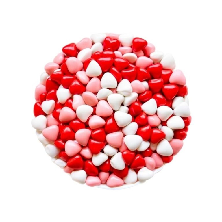CORAZONES RECUBIERTOS DE CHOCOLATE ROJO_ROSADO_BLANCO